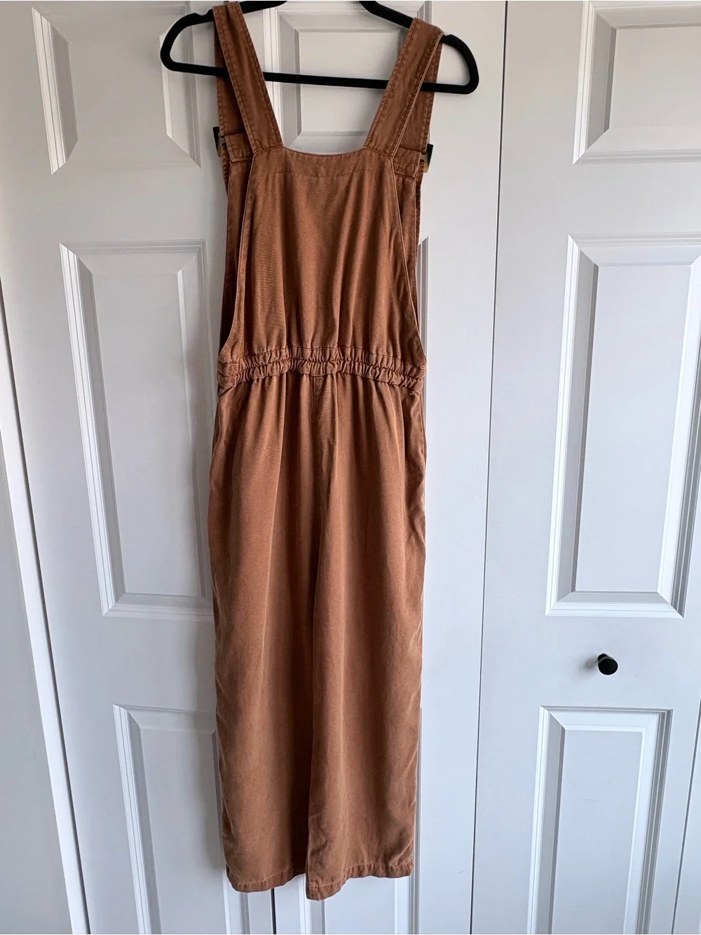 Zara Rust Brown Overalls Jumpsuit